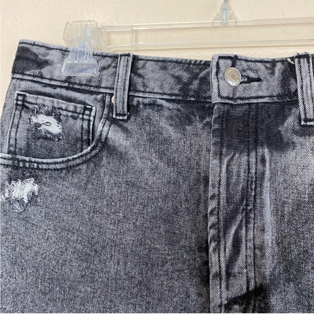 Wild Fable Highest Rise Cut Off Button Fly Jean Shorts Gray Size 14 - Picture 5 of 15